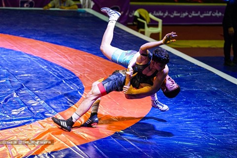 رقابت های کشتی فرنگی نوجوانان قهرمانی باشگاههای خوزستان/ اهواز: